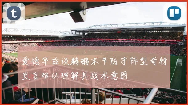 爱德华兹谈鹈鹕末节防守阵型奇特直言难以理解其战术意图